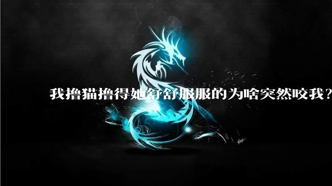 我撸猫撸得她舒舒服服的为啥突然咬我？