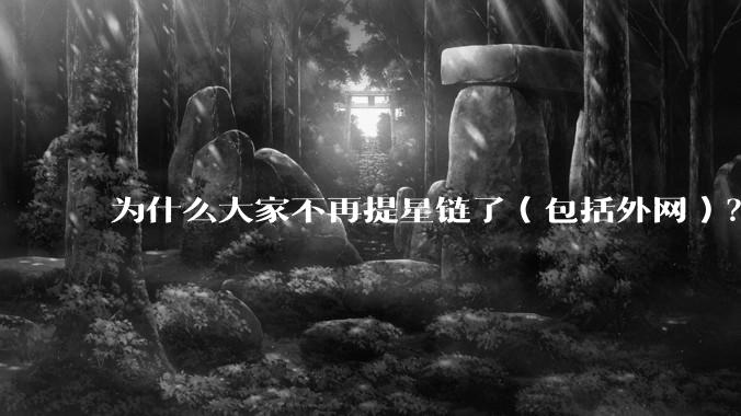为什么大家不再提星链了（包括外网）？
